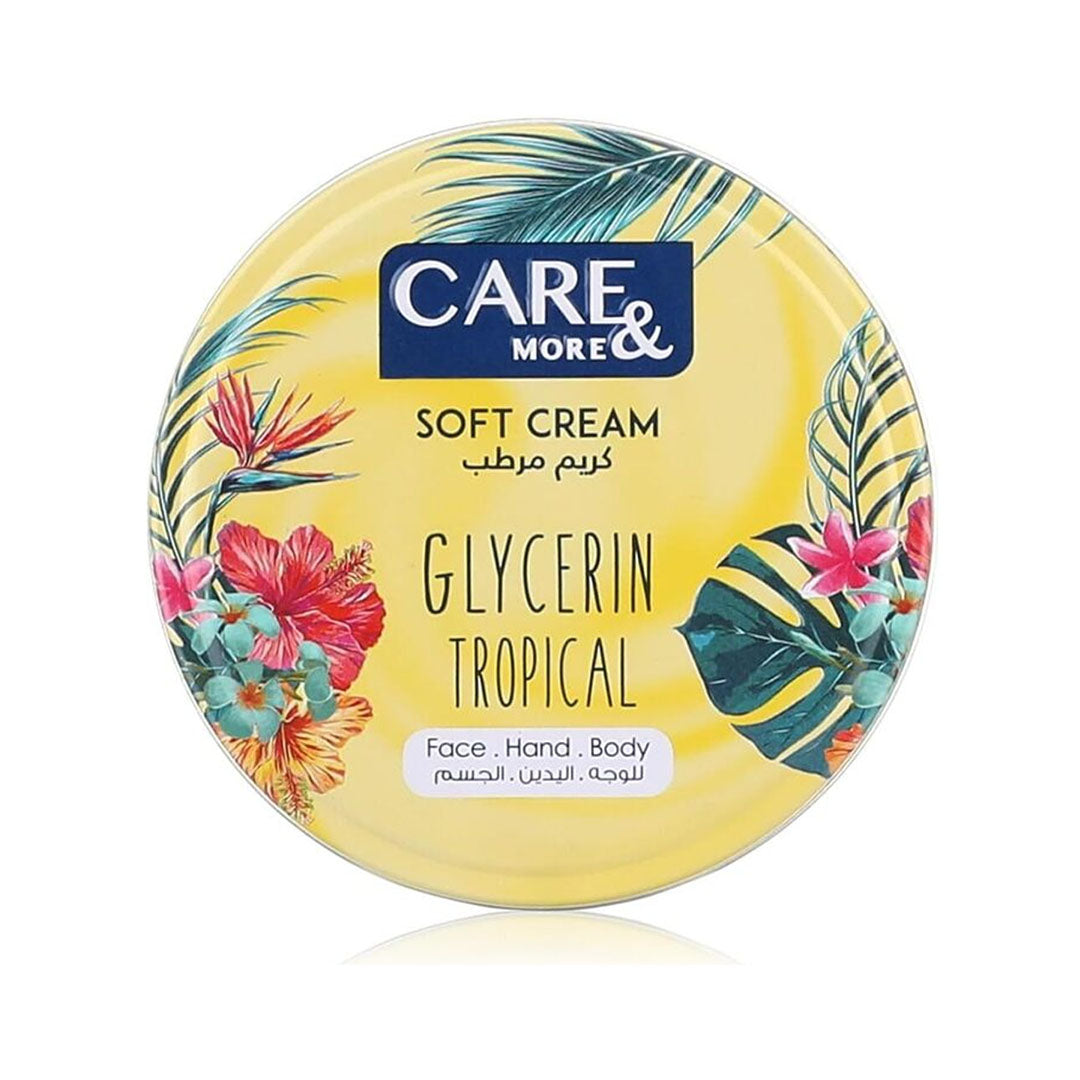 Care & More Soft Cream with Glycerin Tropical - 75 ml