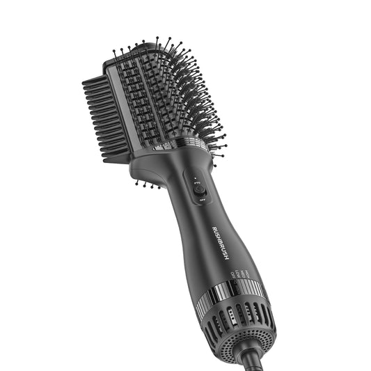 RUSHBRUSH VS1 Dual-Sided Styling Hair Brush in black