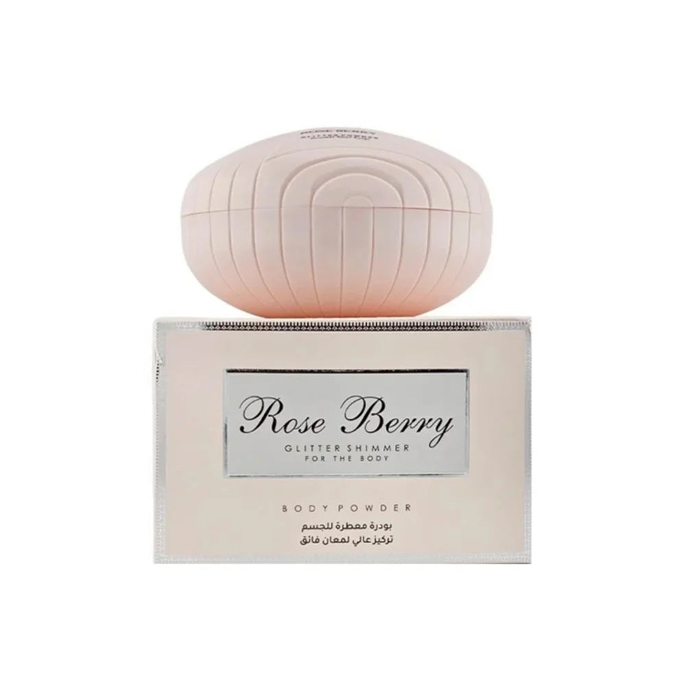 Roseberry Glitter Shimmer Body Powder – 200g