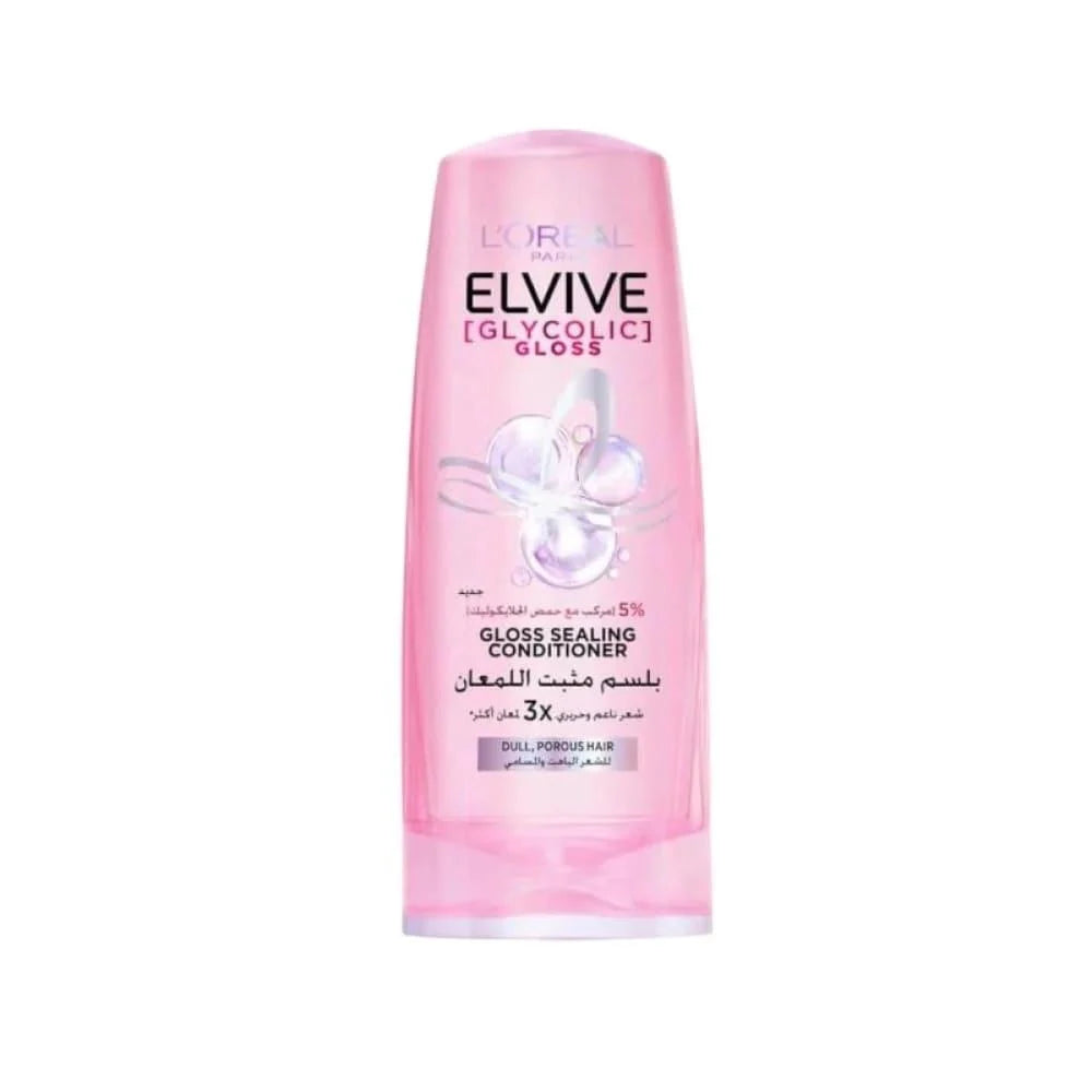 L'Oréal Paris Elvive Glycolic Gloss Conditioner for Dull Hair - 360ml