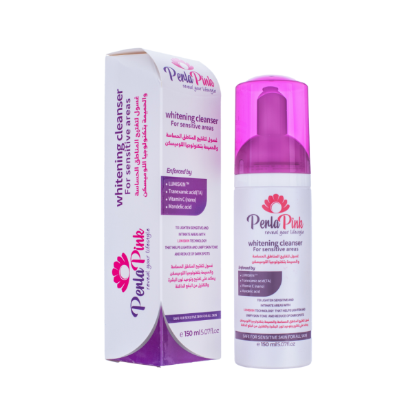 غسول بيرلا بينك الرغوي لتفتيح المناطق الحساسة