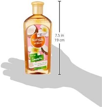 زيت صانسيلك بلوم، زيت للشعر بزيت جوز الهند والمونوي، لشعر ناعم وأملس 250 مل