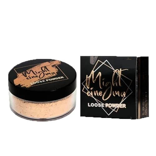 Might Cinema Matte Loose Powder with Sponge