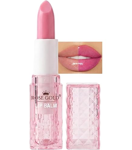 Rose Gold Color Changing Lip Balm Stick