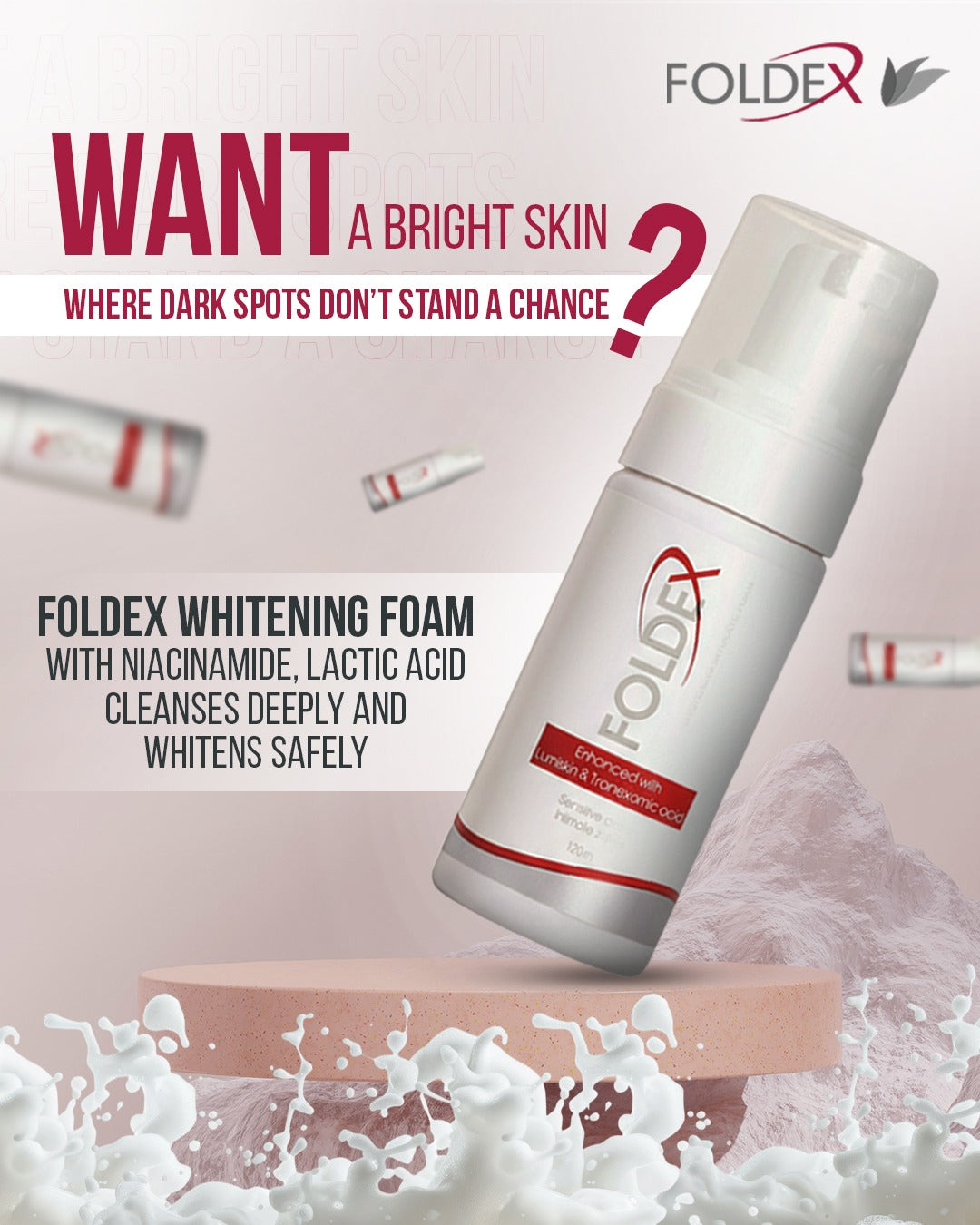 Moist-1 FOLDEX WHITENING INTIMATE WASH 120ML