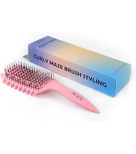 Alice - Curly Maze Brush, For Curly Hair Brush Styling