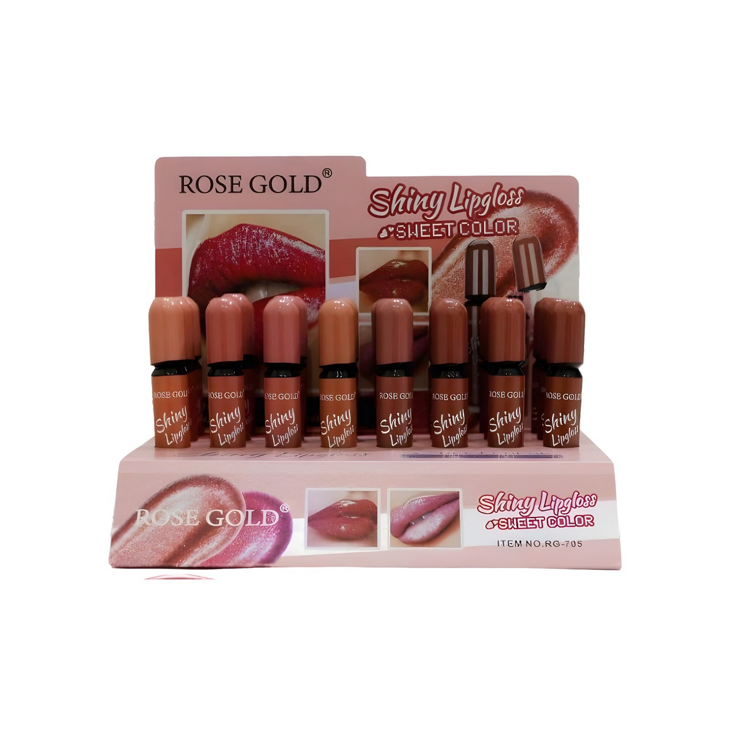 Rose Gold Shiny Lipgloss