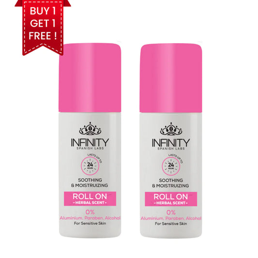 Infinity Soothing & Moisturizing Roll-On – Herbal Scent Promo Pack (2 Items)
