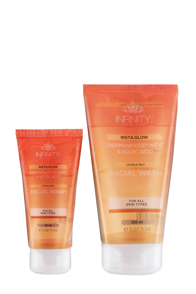 غسول الوجه إنفينيتي إنستا جلو مع حمض الكوجيك – (عرض ١+١)