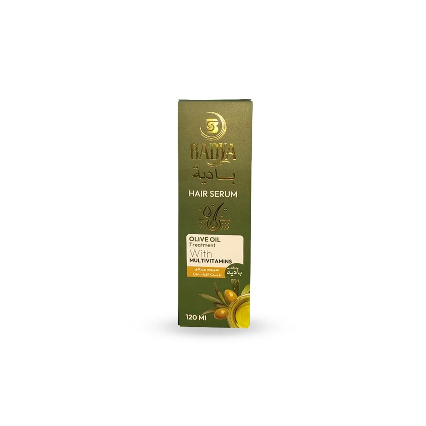 Badya Olive Oil Hair Treatment Serum, 120 ml