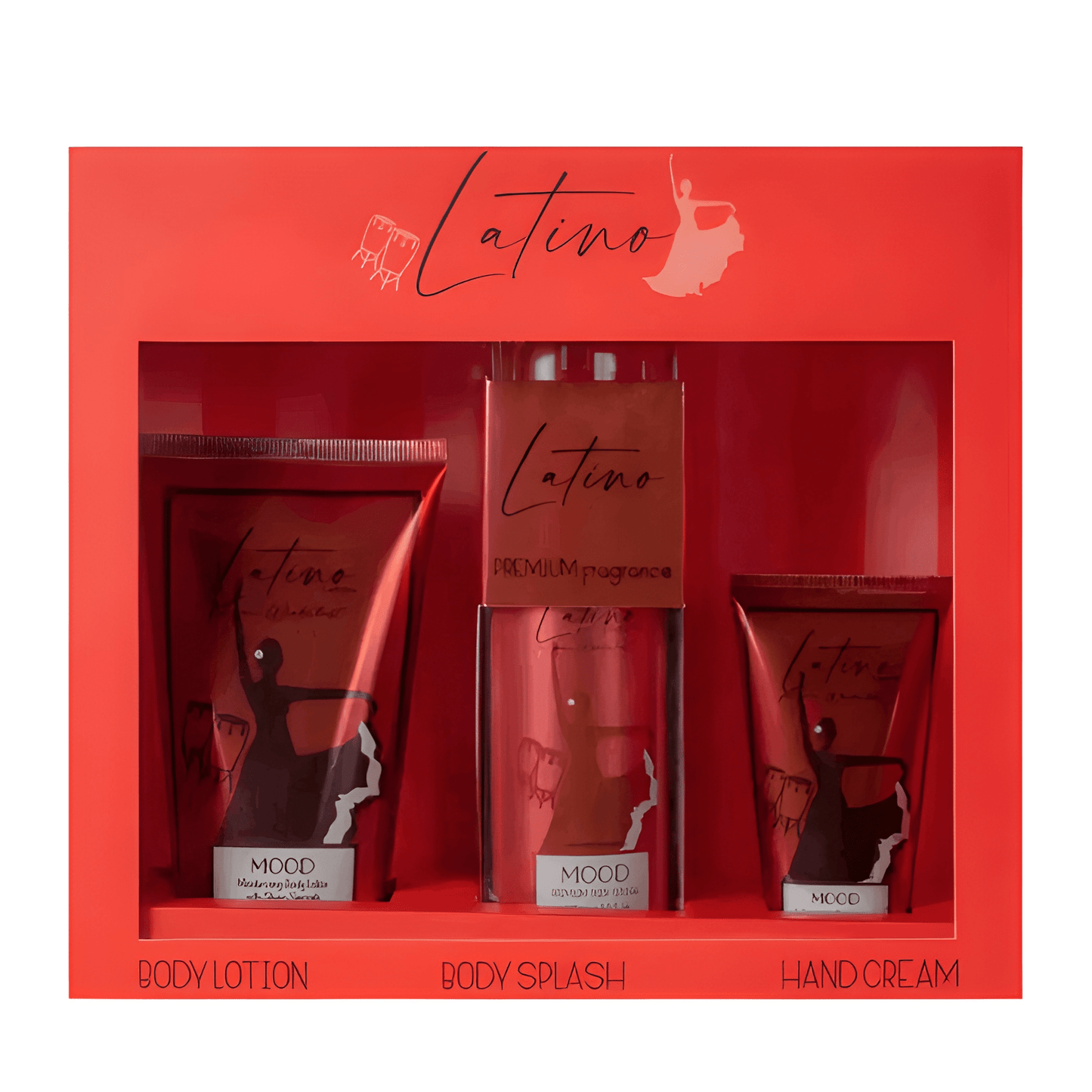 Mood Latina Set (Body Lotion + Body Splash + Hand Cream)