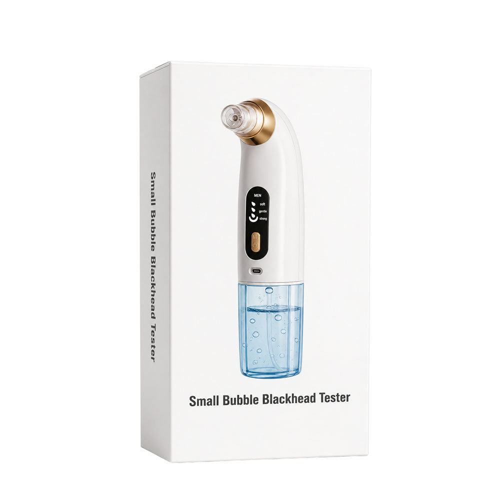 SMALL BUBBLE BLACKHEAD TESTER Facial and Blackhead Suction Device with Filter