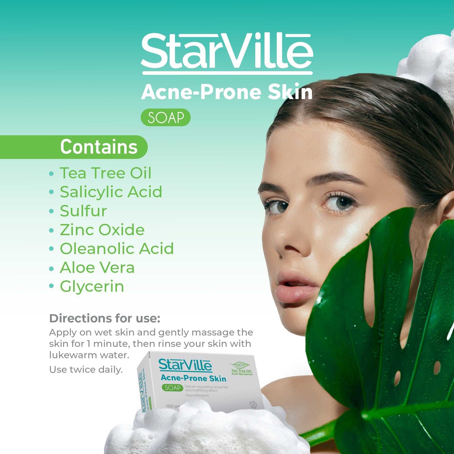 Starville acne prone skin SOAP 100 GM
