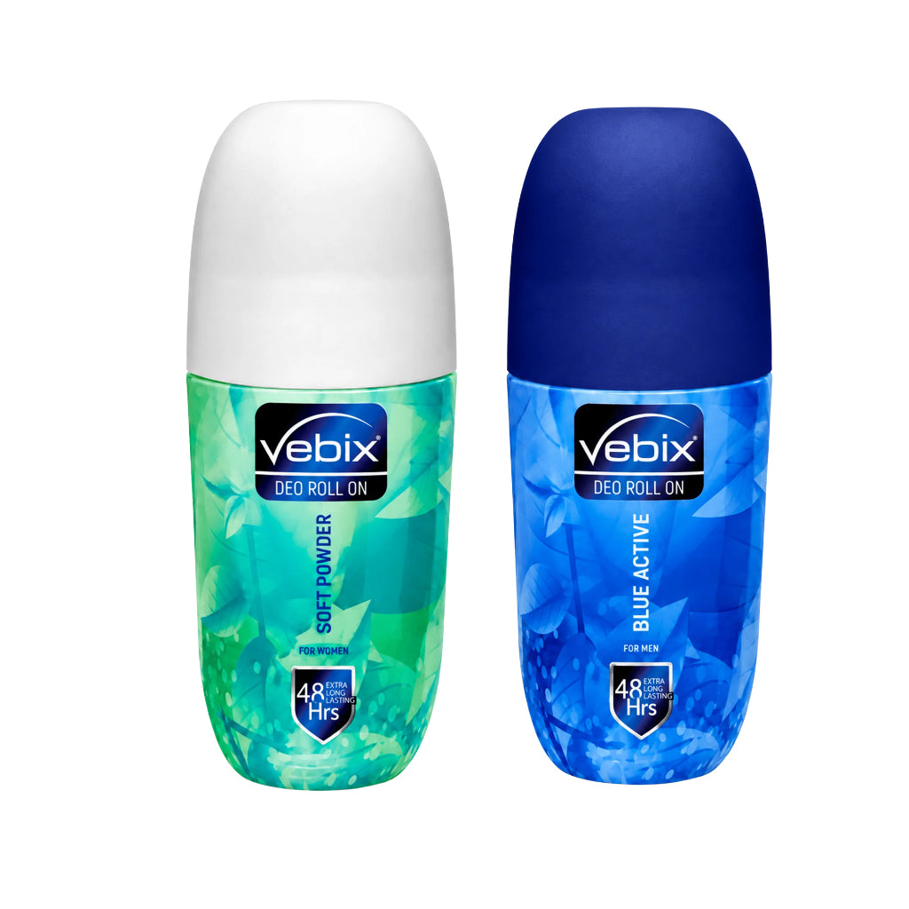 Vebix Deodrant Blue Active + Soft Powder