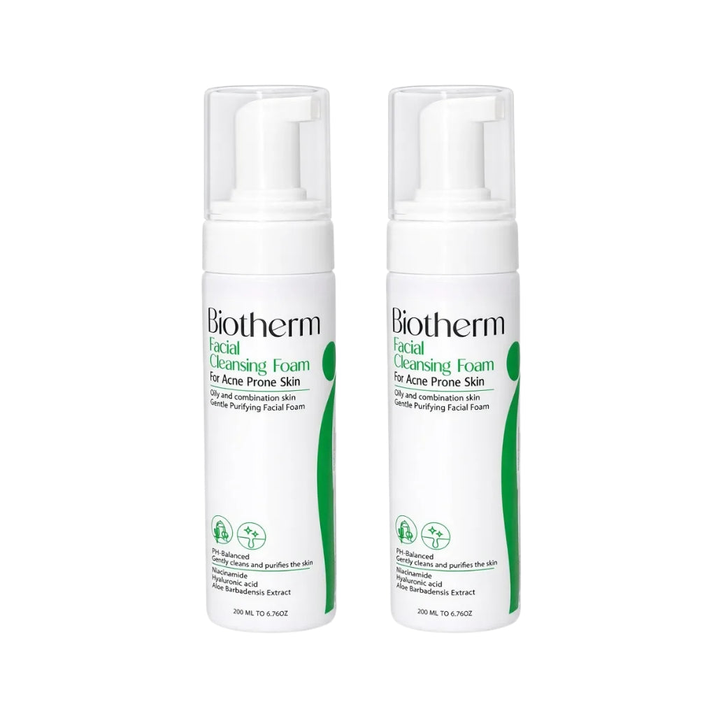 Biotherm face wash for oily and acne-prone skin(1+1)