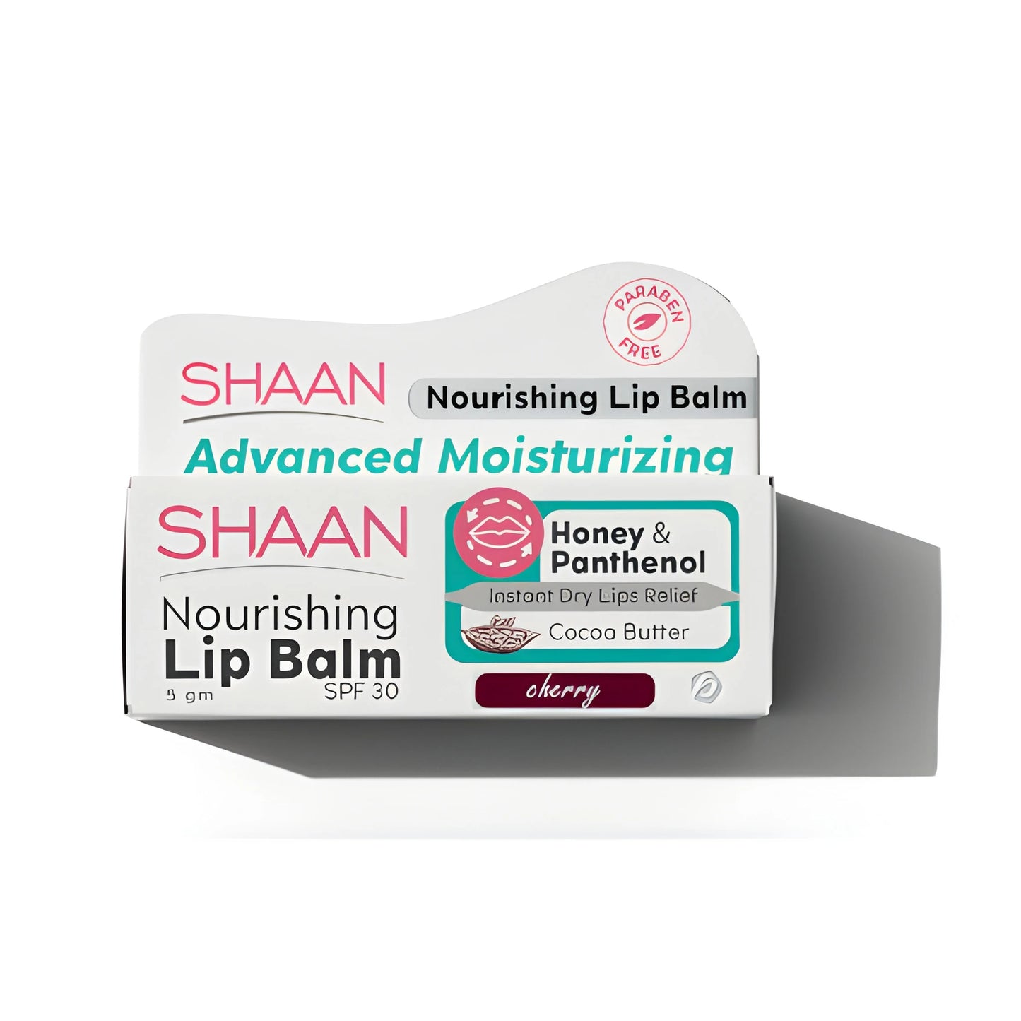 shaan lip balm cherry spf30+ 5gm
