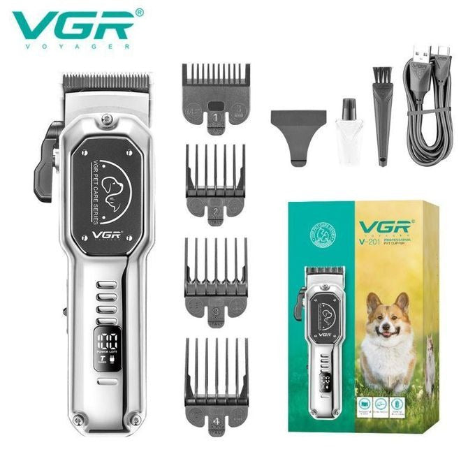 VGR-V201 Pet Hair Clipper, Professional Dog and Cat Grooming Machine from VGR