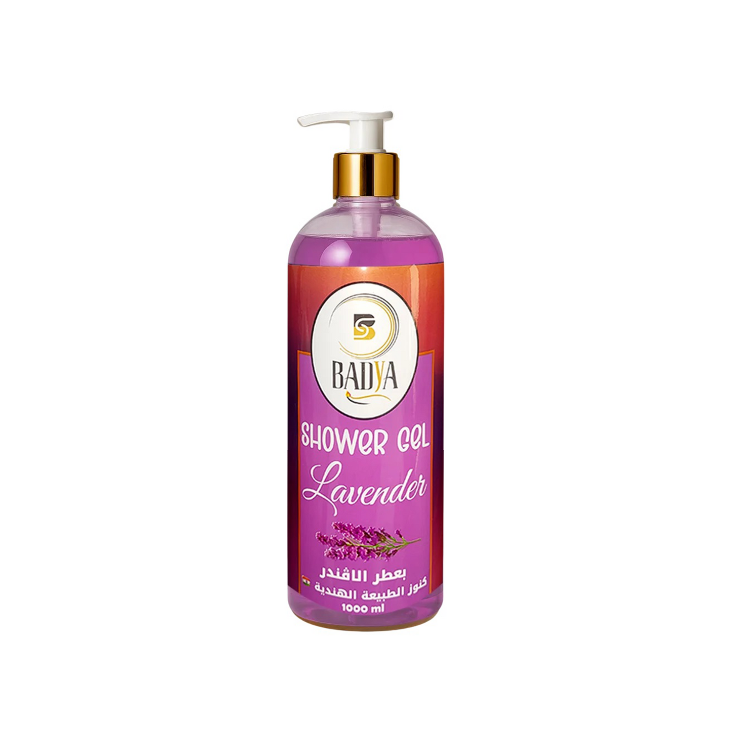 Badya Shower gel with lavender scent - 1000ml