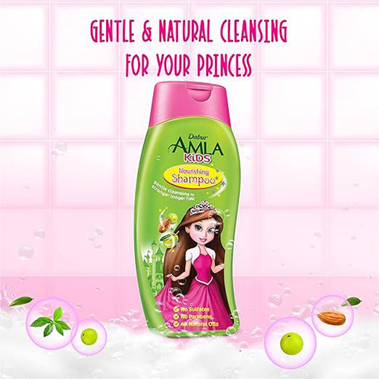 شامبو دابر أملا المغذي للأطفال (٢٠٠ مل) | تنظيف لطيف لشعر قوي وطويل | خالٍ من الكبريتات والبارابين
