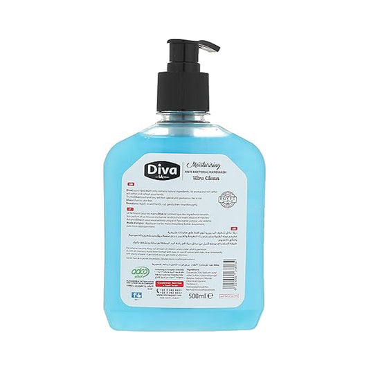 Diva liquid hand soap - ultra clean - 500 ml