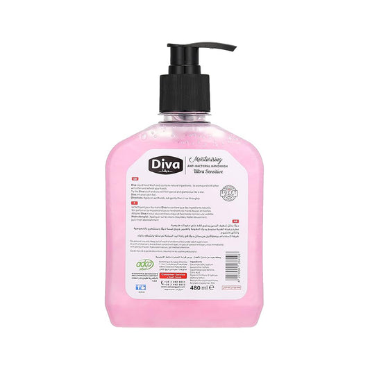 Diva Liquid Hand soap - Ultra Softness - 480 Ml