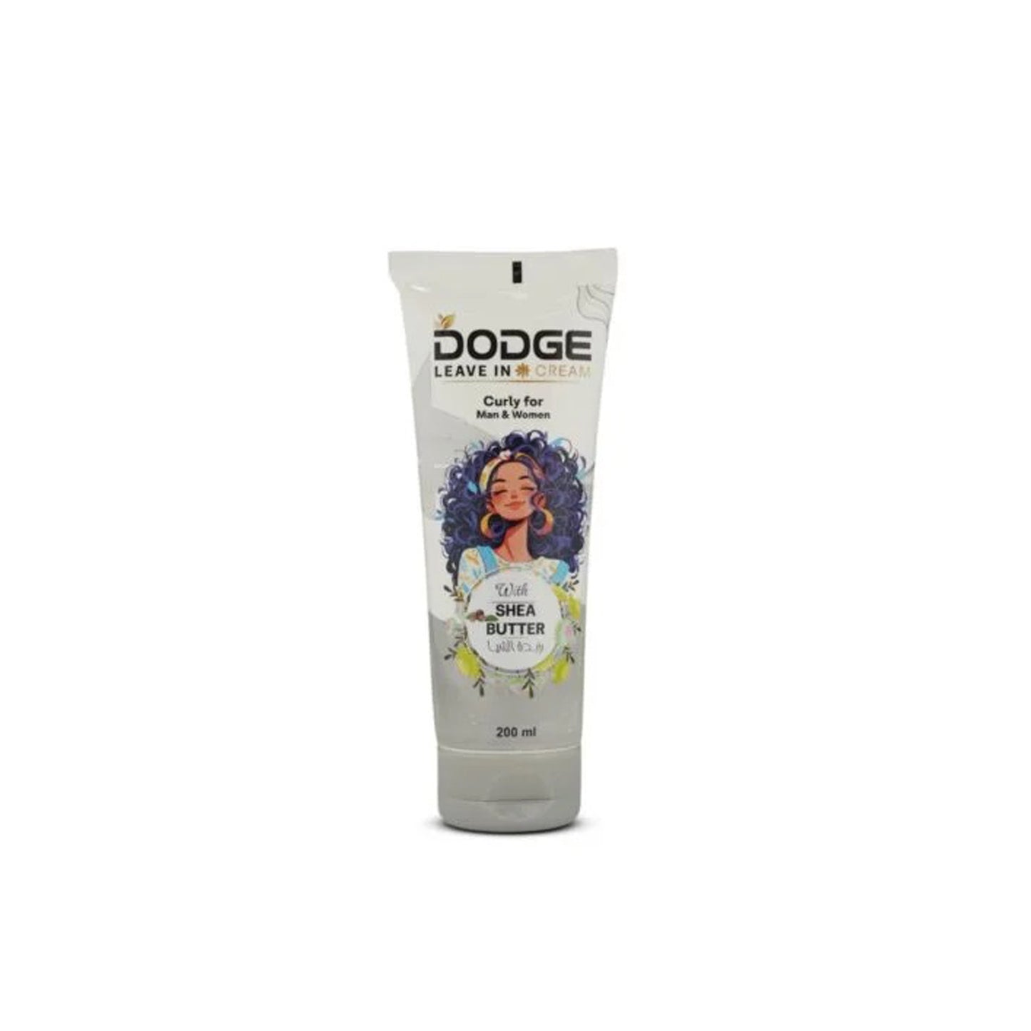 Dodge Leave-In Cream for Curly Hair - with Shea Butter - 200ml