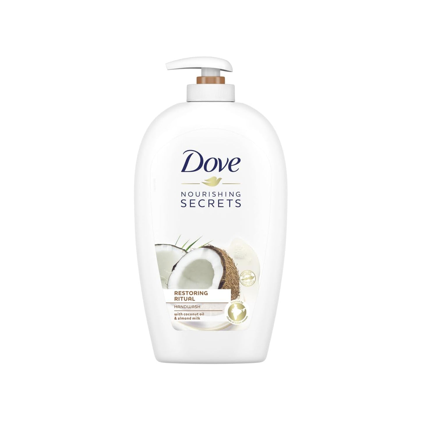 Dove Nourishing Secrets Hydrating Handwash Made with Coconut oil & Almond milk Restoring Ritual, 500ML