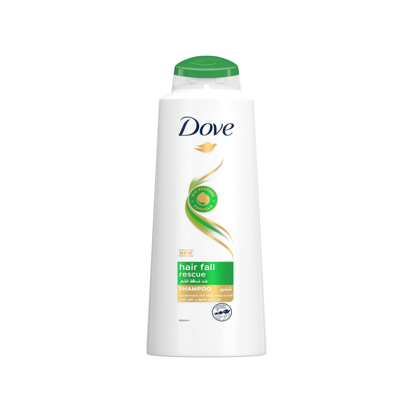 DOVE Shampoo for weak and fragile hair, Hair Fall Rescue, nourishing care for up to 98% less hair fall, 600ml