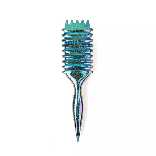 ALICE Glitter curly brush Green