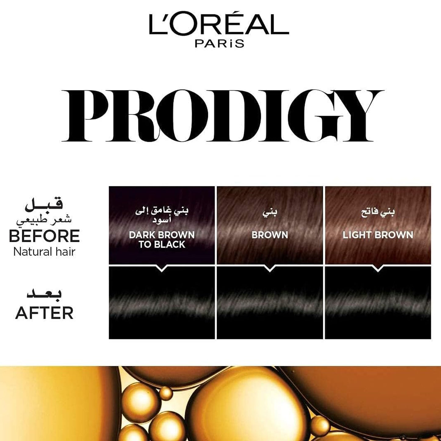 صبغة شعر بروديجي من لوريال باريس - 1.0 أسود حجري