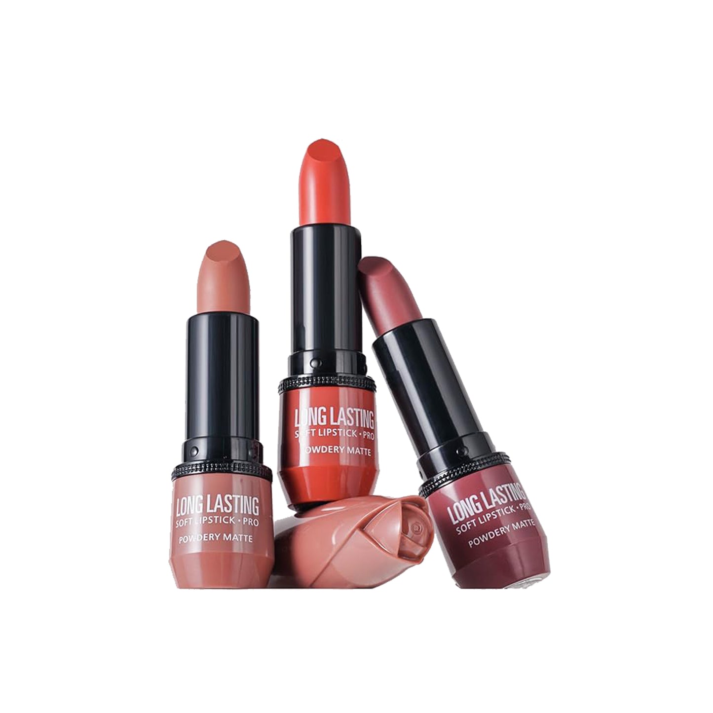 أحمر شفاه مطفي ناعم يدوم طويلًا من إم إن ميناو، 6 قطع - المجموعة 2