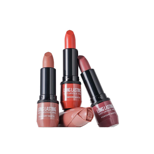 أحمر شفاه مطفي ناعم يدوم طويلًا من إم إن ميناو، 6 قطع - المجموعة 2