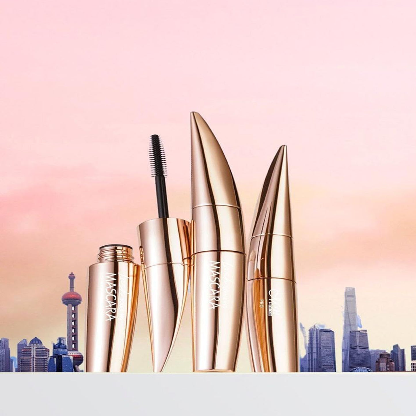 ماسكارا MN Black Lash Doubling، 10 مل، لون ذهبي وردي