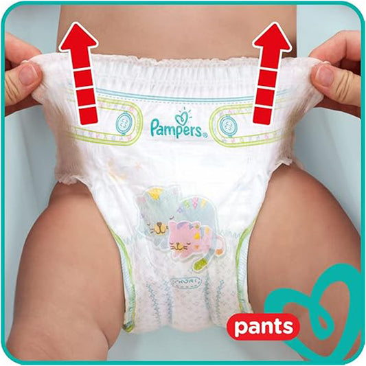 Pampers Pants, Size 4, with Lotion with Olive Oil, 58 Baby Diapers
