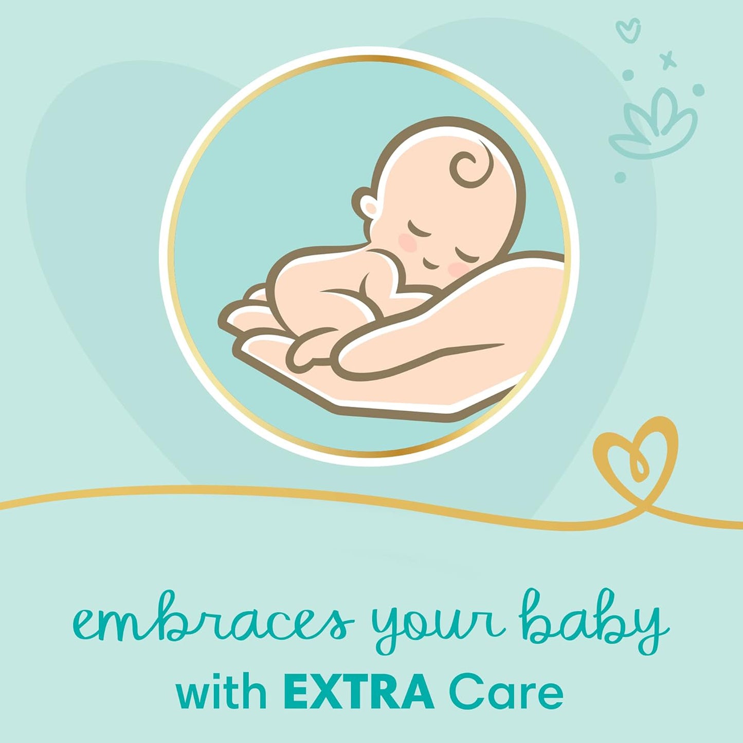 حفاضات بامبرز بريميوم إكسترا كير بشريط لاصق، مقاس 5، 11-25 كجم، مع لوشن بخلاصة الصبار، 50 حفاضة أطفال