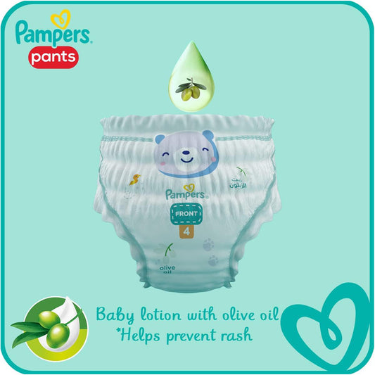 Pampers Baby Dry Pants Diapers, size 5, 12-18 kg, with Lotion with Olive Oil, 70 baby Diapers