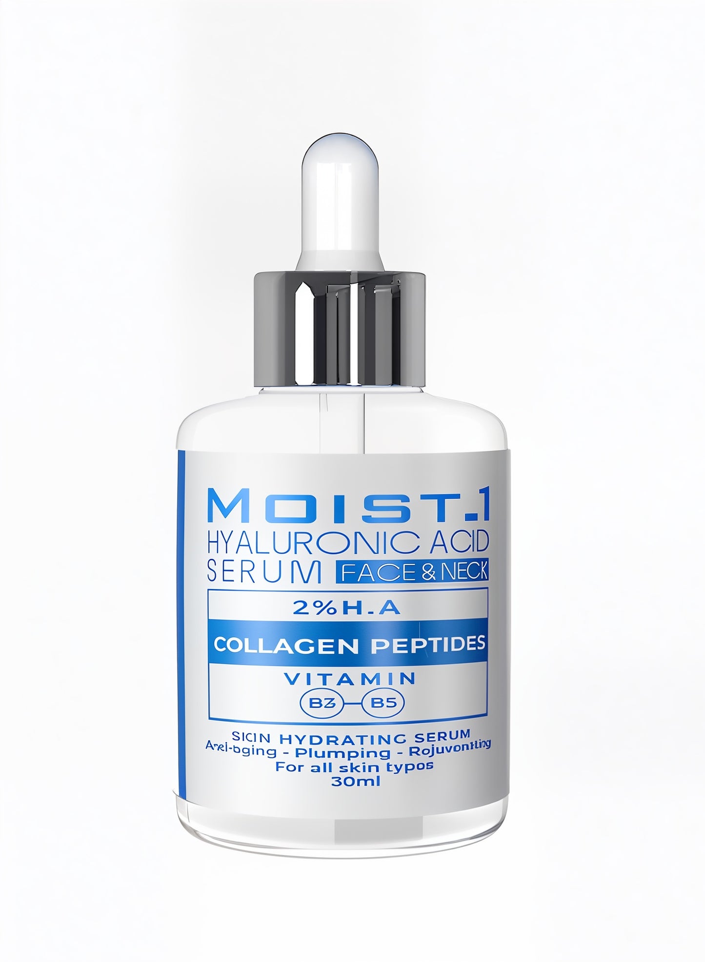 MOIST-1 HYALURONIC ACID SERUM FACE & NECK 30ml