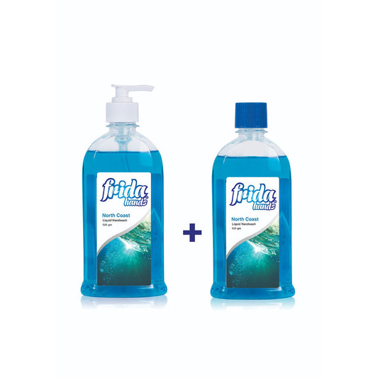 Frida Hands North Coast Liquid Hand Soap – 520 g (With Pump &amp; Bottle)