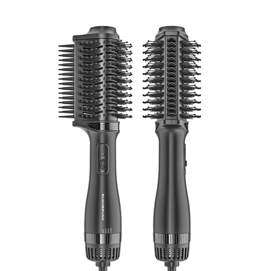 RUSHBRUSH VS1 Dual-Sided Styling Hair Brush in black