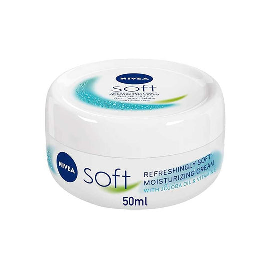 NIVEA Moisturising Cream, Soft Refreshing, Jar 50ml