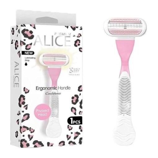 Alice Erganomic 3 Blade Women's Shaver Pink