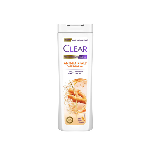 شامبو وبلسم CLEAR 2 في 1 مضاد للقشرة ومضاد لتساقط الشعر للنساء، لشعر أقوى بعشر مرات، 180 مل
