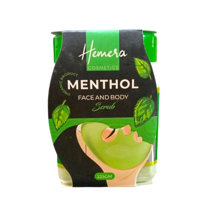 Hemera Face and Body Scrub, Mint, 225g
