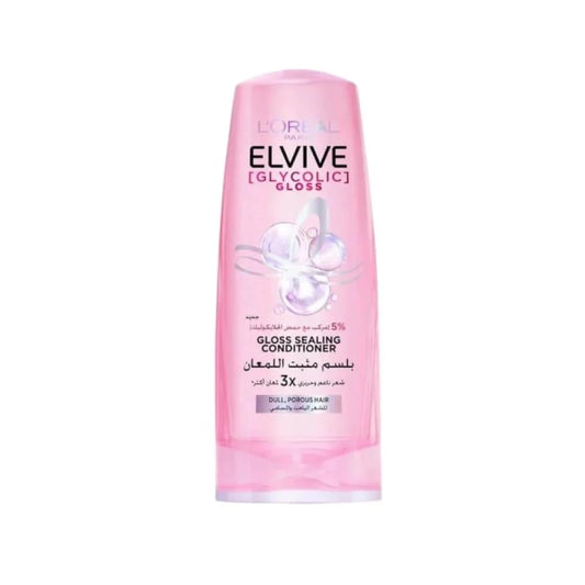 L'Oréal Paris Elvive Glycolic Gloss Conditioner for Dull Hair - 360ml
