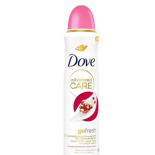 Dove: Enjoy a refreshing experience with our Pomegranate & Lemon Deodorant Spray, 150ml