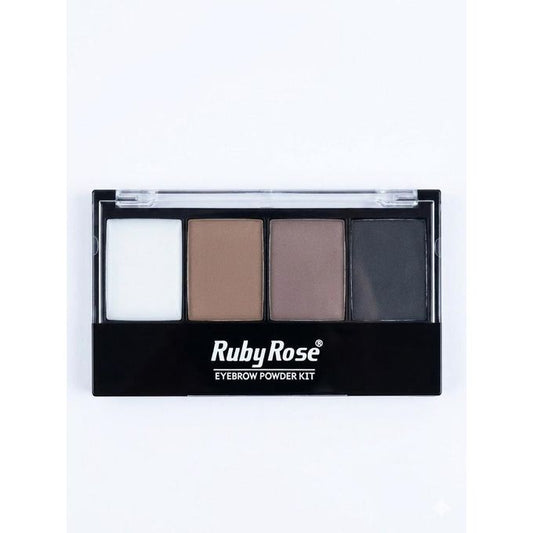 Ruby Rose EYEBROW POWDER KIT With a brush - shade 2 - 5g - نوبا