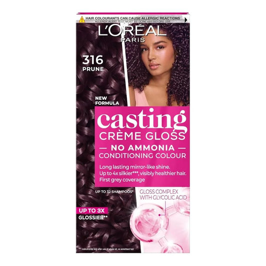 L'Oréal Paris Casting Crème Gloss Semi-Permanent Hair Color 316 Plum
