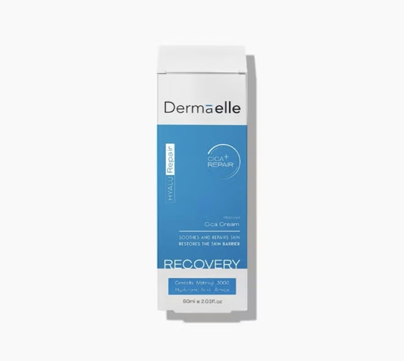 Dermaelle Barrier Repair Intensive Cica Cream, Soothes and Repairs Skin, Restores Skin Barrier, 60ml