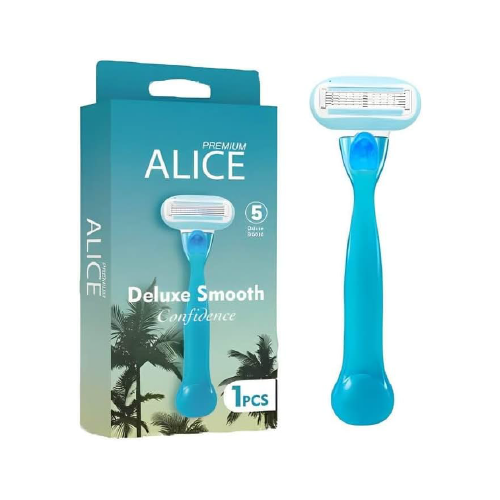 ALICE PREMIUM 5 Deluxe Razor Blades for Exceptional Comfort - AS-23