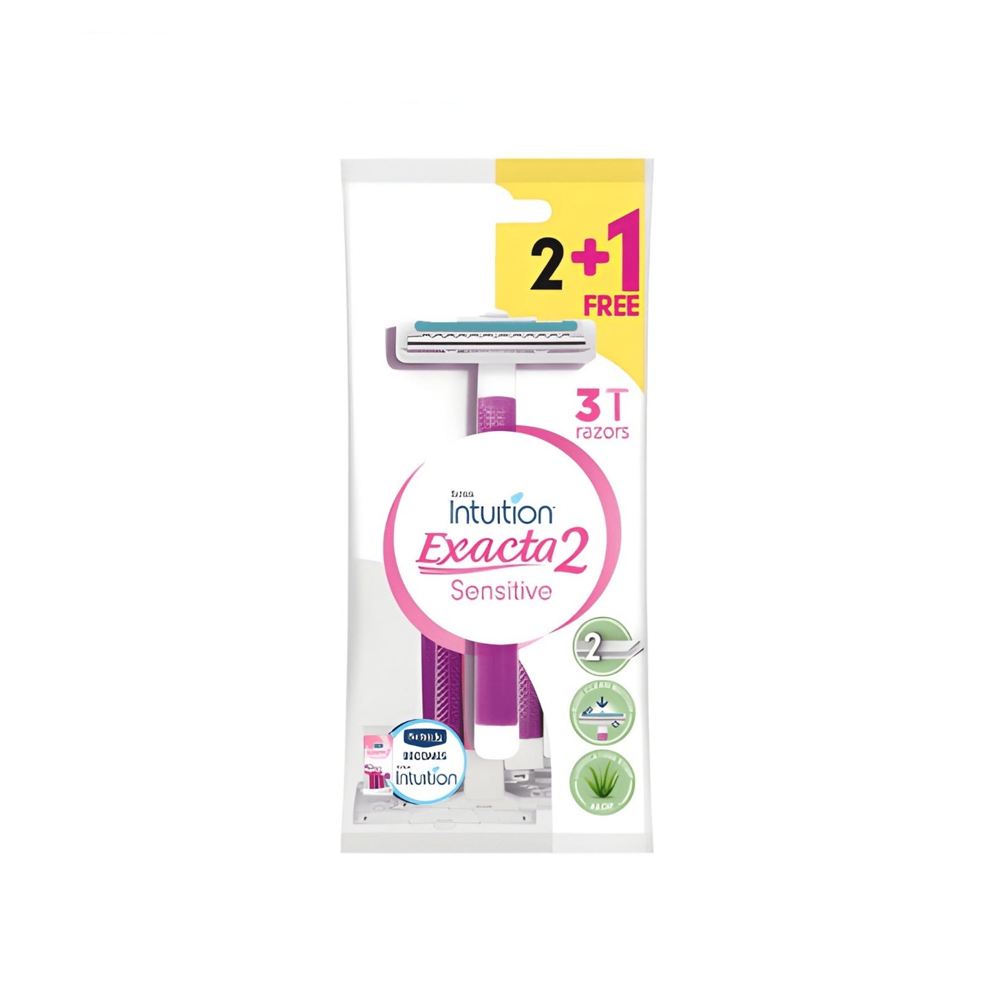 SCHICK Intuition Exacta2 Sensitive 2+1 Razors